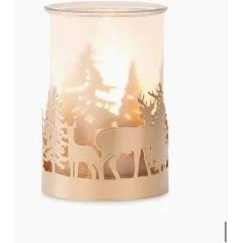 Scentsy‎ Nature's Wonders Warmer Deer Forest Silhouette Electric Wax Warmer